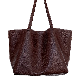 Sac fourre-tout en cuir PU souple de couleur unie avec logo personnalisé, fermeture éclair, style tendance, grande capacité, sac à bandoulière pour femme - Product Image 1