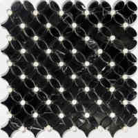 Calacatta Marbre Mosaïque Européenne Hexagone Fleur Waterjet Carrelage pour Intérieur Mur Plancher Décor-pour Cuisine Chambre Salle De Bains