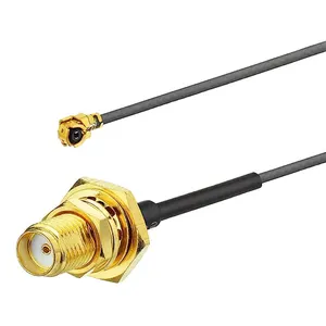 IPX IPEX MHF4 RP-SMA Female Male Pin RF Pigtail WiFi Antenna Extension Cable For PCI WiFi Card Wireless Router