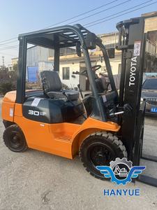 Yüksek Kaliteli 3 Ton Yüksek Kaliteli Fd 30 Çift Kapılı Kamyon Kapı Çerçeveli Kullanılmış Mini Forklift Toyota Fd30 Dizel Forklift Stokta - Product Image 3
