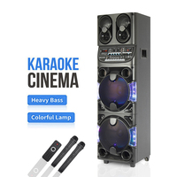 AO-1021 Parlante Tipo Trolley con Bluetooth Personalizable al Por Mayor con Batería, Ruedas, Luz Led y USB