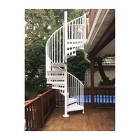 Pas cher prix poutre en acier inoxydable escalier rond intérieur pour la conception d'escalier en colimaçon en bois