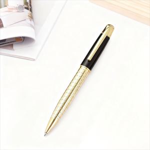 Stylo bille métallique de luxe très vendu avec logo, stylo métallique de signature pour affaires, stylo noir personnalisé pour les entreprises pour offrir des cadeaux - Product Image 5