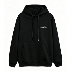 Sudadera con Capucha para Hombre, Corte Regular, Bolsillo Frontal, Cierre con Cordón, en Gris, Negro, Azul Marino y Marrón - Product Image 2