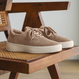 Chaussures décontractées minimalistes à semelle épaisse, résistantes à l'usure, semelle souple, confortables, chaussures de skate décontractées pour hommes - Product Image 1