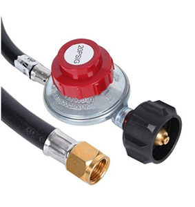 ชุดสายปรับแรงดันแก๊สบาร์บีคิวแบบปรับได้ 20 PSI พร้อมตัวลดแรงดันแบบแมนนวล - Product Image 2