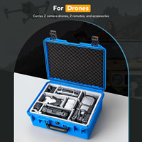 Échantillon gratuit Fabricant de étuis personnalisés Étui de transport étanche antichoc en EVA avec mousse 7 batteries et cordon RC