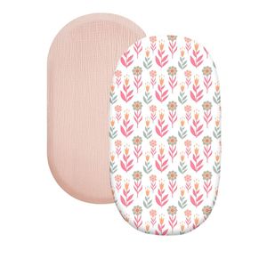 Juego de Sábanas para <span class=keywords><strong>Cuna</strong></span> de Bebé de 2 Piezas, Transpirables, de Hilo de Algodón Teñido, con Funda Extraíble y Lavable, Juego de Ropa de Cama para <span class=keywords><strong>Cuna</strong></span> - Product Image 6