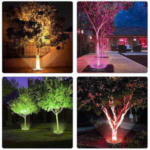 Đèn Cây Ôm Năng Lượng Mặt Trời Có Thể Liên Kết 20W Đèn <span class=keywords><strong>LED</strong></span> Cảnh Quan Sân Vườn Bình Minh Đến Hoàng Hôn Chống Nước Ip65 Đèn Cây Cọ - Product Image 5