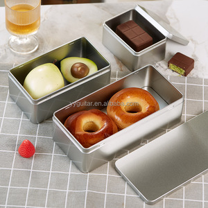 10 spécifications métal ignifuge couleur argent mat peut emballer cadeau de stockage de bonbons boîte en fer blanc imprimée personnalisée avec couvercle ouvert - Product Image 4