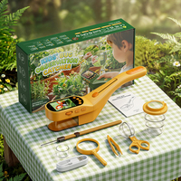 Microscopio Digital 500X con Logotipo Personalizado al por Mayor para Niños, Trampa de Insectos 2 en 1, Pantalla IPS de 2.4 Pulgadas, Juguete Educativo Portátil, Precio de Fábrica