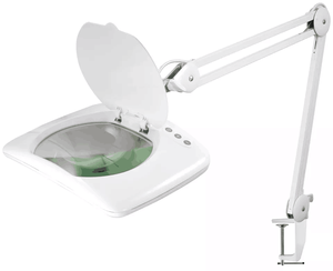 Portable Multifunction <b>Desk</b> Lamp Illuminated Magnifying Glass <b>Large</b> Lens Reading 3 5 Diopter With Led Light - Product Image 2