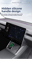 Boîte de rangement Huanxin pour écran central et ETC Tesla Model Y/3, 1 à 3 compartiments, design à grande ouverture, en plastique, vente en gros CN