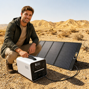 Station d'énergie solaire portable <span class=keywords><strong>hybride</strong></span> tout-en-un, armoire de stockage solaire mobile, fournisseur de batteries externes Lifepo4 au lithium pour les pannes de courant - Product Image 3