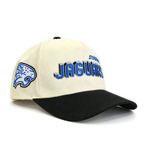 Casquette de baseball unisexe à 5 panneaux, bicolore, personnalisable, en coton de haute qualité, avec logo brodé exquis et visière incurvée - Product Image 6