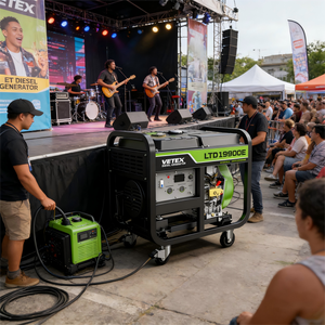 10 KVA 4ストローク自動始動小型ディーゼル発電機（業務用） - Product Image 2