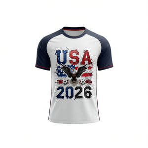 Maglia da Tifoso USA 2026 Personalizzabile con Nome e Numero, Design Raglan - Product Image 2