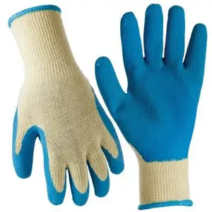 Giá rẻ siêu Stretch Grip găng tay an toàn công nghiệp Latex nhăn tay găng tay