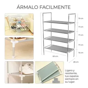 Scarpiera con 4 ripiani - Product Image 6
