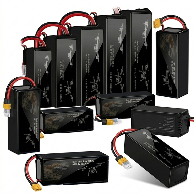 Leadyo 6S Solid State Batteries 22.2V 9500mAh LIPO High Energy Density 1000 Cycles Drone Battery for FPV UAV Octcopters
