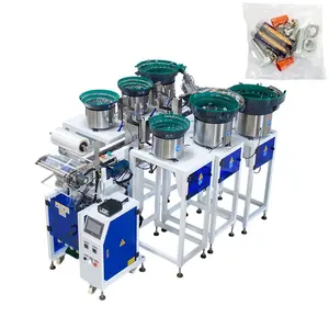 Multi-shaker counting Packing machine for hardware parts ,Bullding Blocks, toys parts , candy , screws