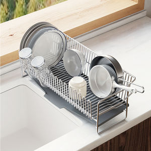 منظم أواني من الفولاذ المقاوم للصدأ فوق حوض قابل للإزالة ، مقاوم للصدأ من من من من من من الفولاذ - Product Image 3