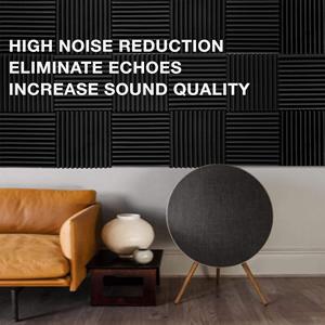 Hot Style Studio Wedge Panneaux Mur Chambre KTV Cinéma <span class=keywords><strong>Triangle</strong></span> Caisse Absorption Sonore Acoustique Mousse Tuiles - Product Image 2
