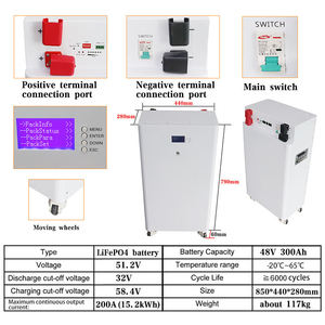 RS485 CAN Bluetooth対応 ソーラーエネルギー貯蔵システム バッテリー 51.2V 280Ah 300Ah 400Ah 460Ah 600Ah LiFePO4バッテリー リチウムイオンバッテリー - Product Image 3