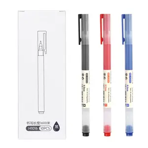 0.5mm Fine Finance Gel Pen Black/Blue/Red Ink Refills Rods Gel Pen For School Office Exam Supplies Stationery