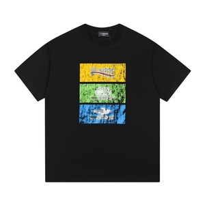 T-shirt Balen Streetwear personalizzata con spalle scese, 100% cotone, vestibilità regolare, alta qualità, stampa DTG bianca, anti-piega, asciugatura rapida - Product Image 6