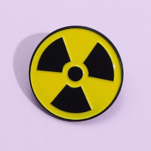 Broches de Física personalizados, insignias de solapa, alfileres de esmalte de radiación, regalo de joyería para amigos, impresión Digital - Product Image 1
