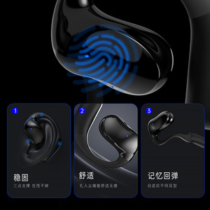 S3 Open Ear Wireless <b>Bluetooth</b> Earphones With Display Charging Case Sports Use - Product Image 3