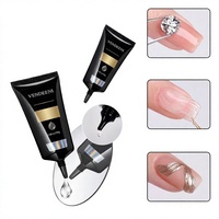 Colle à strass sans HEMA, gel UV/LED sans résidu, pour construction 3D, pour salon et DIY