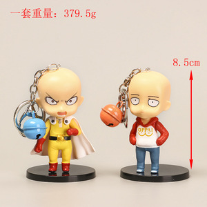 5 unids/set PVC Anime figura llavero estatua <span class=keywords><strong>One</strong></span> <span class=keywords><strong>Punch</strong></span> <span class=keywords><strong>Man</strong></span> Mini figura conjunto personaje de dibujos animados llavero figurita llavero muñeca de juguete - Product Image 2