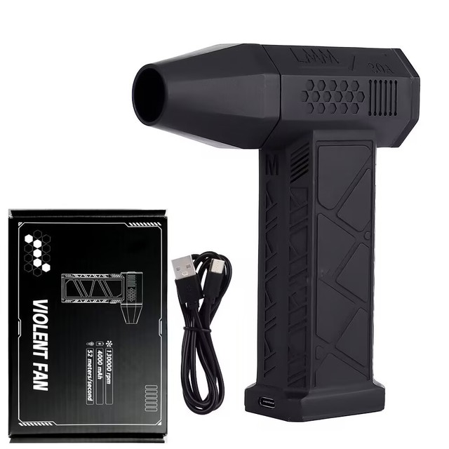130000rpm Mini Compressed Air Duster Portable Hand Held Fan Electric Small Blower Mini Jet Turbo Fan JetFan For Clean