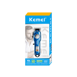 Tondeuse à cheveux numérique Kemei Km 234, corps métallique, écran LCD, tondeuse électrique professionnelle pour hommes et animaux de compagnie - Product Image 1