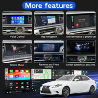 Módulo de Interfaz Inalámbrica Apple CarPlay y Android Auto para Lexus IS200t IS250 IS300 IS300h IS350 2014-2019, Actualización de Pantalla Original