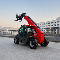 Chariot télescopique de chantier de haute qualité, certifié CE, 18 m de portée, 3T, 4T, 5T, 6T, 4x4, moteur diesel