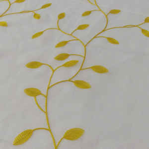 Cortina de tela de gasa bordada de hilo Basecharin para sala de estar, superventas, 2 uds., 2017 - Product Image 5