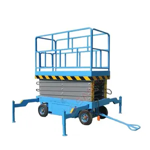 Atacado Alta Qualidade Cilindro Hidráulico Mobile Scissor Lift Platform Table Man Lift E Warehouse Cargo Lifting