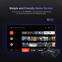 TX9 Pro Upgrade Tx10 Pro H313 kotak TV Atv cerdas, dengan android 13 Quad Core RAM 4GB ROM 32GB, set-top Box android 4K Ultra HD WiFi
