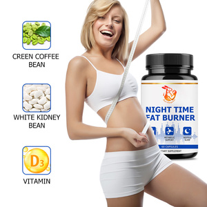 Capsules brûle-graisses nocturnes avec extrait de grains de café vert, mélatonine favorisant un sommeil réparateur, stimulant métabolique, capsules à base de plantes - Product Image 5