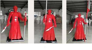 Sculpture de soldats blancs en fibre de verre grandeur nature <span class=keywords><strong>Star</strong></span> War-Storm Trooper Statue Factory Personnaliser <span class=keywords><strong>Figurine</strong></span> - Product Image 3