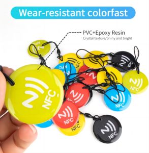 13,56 MHz <span class=keywords><strong>RFID</strong></span> Epoxy Schlüssel bund NFC Epoxy IC <span class=keywords><strong>Card</strong></span> Tag - Product Image 2