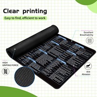 C + + programlama için büyük ofis masaüstü Mouse Pad stokta tam İngilizce kısayol tuşu kauçuk kirli dayanıklı
