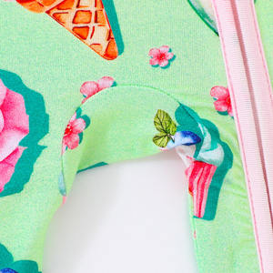 Pijamas <span class=keywords><strong>de</strong></span> Bambú para Bebé al por Mayor, Diseño Nuevo Personalizado, Pijamas <span class=keywords><strong>de</strong></span> Manga Larga para Niños, Mono <span class=keywords><strong>de</strong></span> Bambú con Spandex para Bebé, Ropa <span class=keywords><strong>de</strong></span> Uso Diario para Niños - Product Image 4