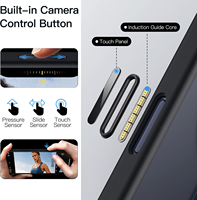 Étui de protection antichoc de luxe magnétique en TPU+PC de haute qualité avec rotation à 360° pour Apple iPhone 17 Air/18/17 Pro Max
