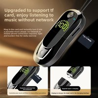 V5.4 Headset Nirkabel Olahraga Baru ANC IPX4 Tahan Air JL untuk Layar Baterai LED 5.4 Port Tipe-C Desain Telinga Ganda