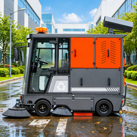 Nouvelle balayeuse électrique autotractée entièrement fermée, largeur de nettoyage 2300 mm, pour routes, parkings et sols