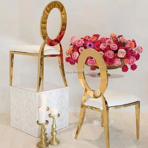 ODM Stainless Steel Pattern Back New <b>Dining</b> Leather <b>Chair</b> Wedding Event Gold Banquet <b>Chair</b> Hotel <b>Chairs</b> - Product Image 1